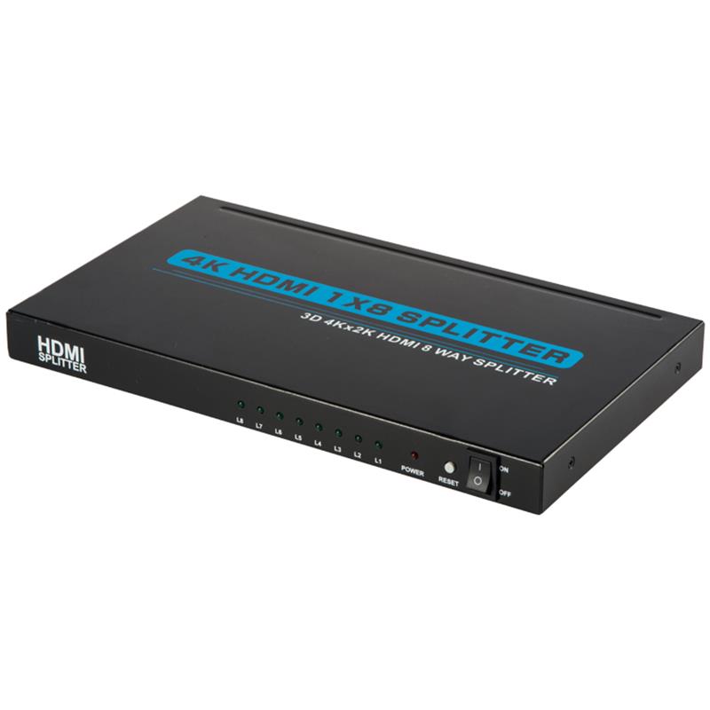 4 porturi 8 porturi HDMI 1x8 Splitter Support 3D Ultra HD 4Kx2K / 30Hz