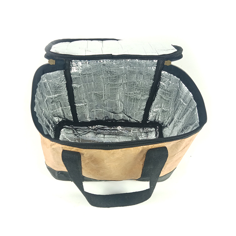 SGC28 Custom Dupont Tyvek Hârtie izolată rezistentă la apă Geantă de răcire pentru prânz pentru ambalare de picnic