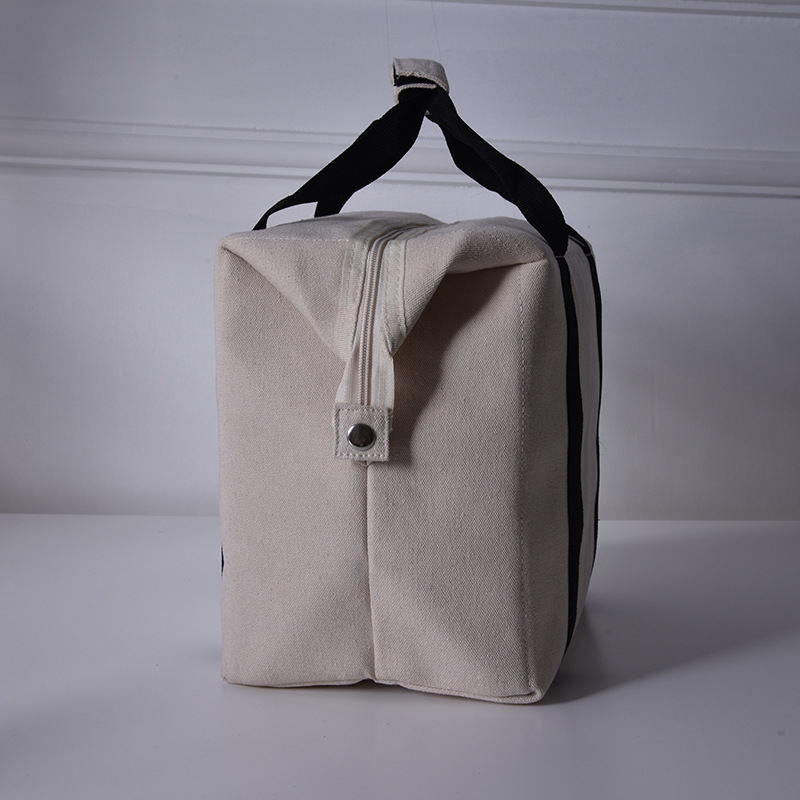 SGC39 Zip Heavy Duty Canvas Colapzible Insultat Shopping Grocery Cooler Bag for Frozen Seafood