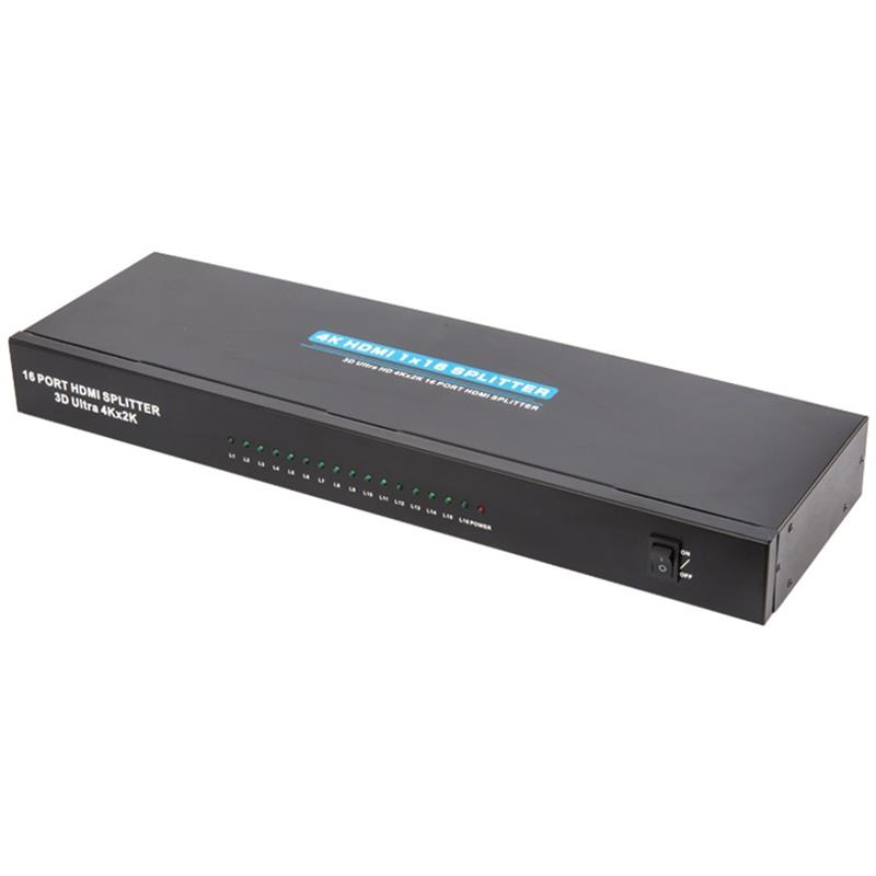 Porturi 4K 16 HDMI 1x16 Suport pentru divizor 3D Ultra HD 4Kx2K / 30Hz