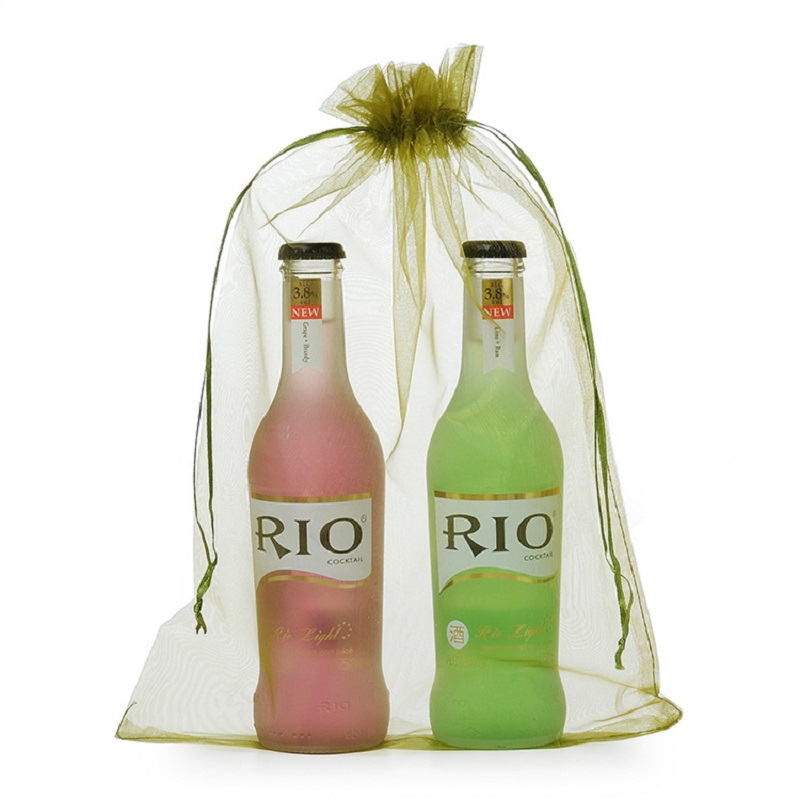 SGS48 Husă Organza Pentru Nuntați Ambalare Promotională Geantă Sac de Cadou Cadou Organza Geantă pentru sticle de bere de vin