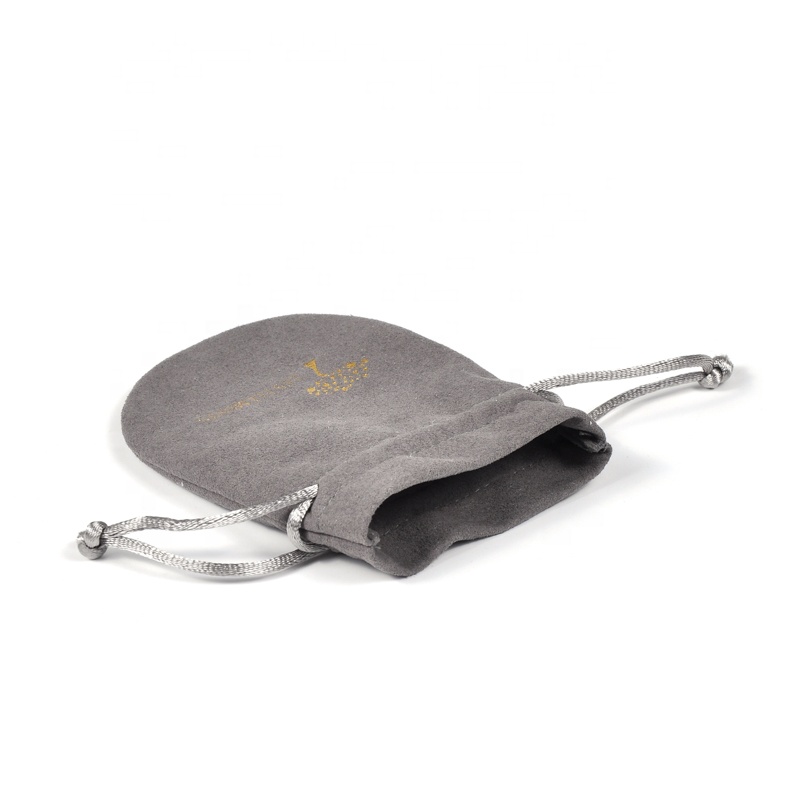 SGS51 Bijuterii cu cordon neagră, personalizate, pungă de cadou, sac de bijuterii din piele de căptușire, ambalare pungi cu ridicata