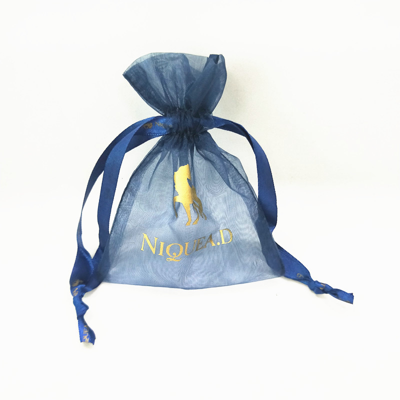 SGS56 Sheer Drawstring Personalizate Pachete de cadouri personalizate pentru produse de talie mică pentru bijuterii de ulei de parfum