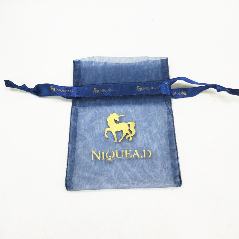 SGS56 Sheer Drawstring Personalizate Pachete de cadouri personalizate pentru produse de talie mică pentru bijuterii de ulei de parfum