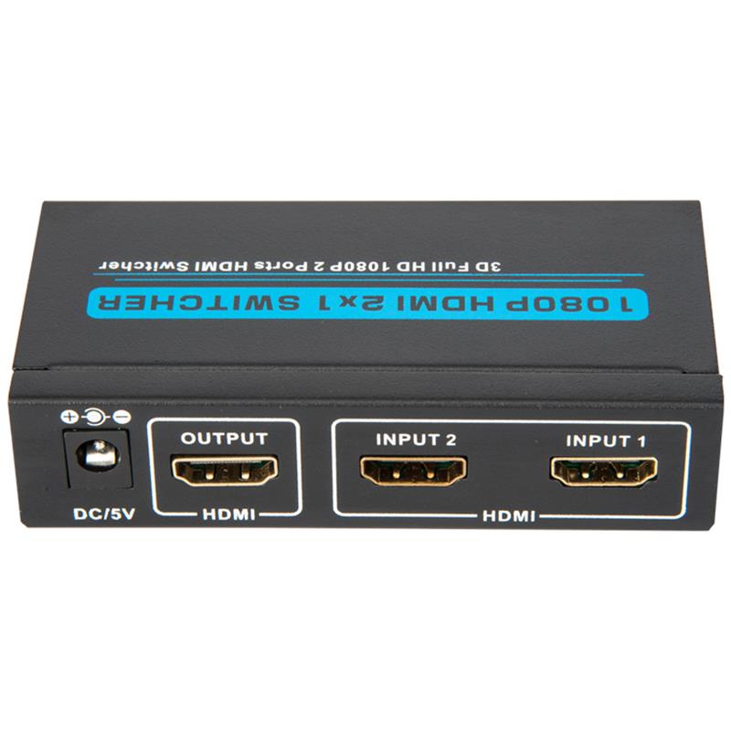 V1.3 HDMI Switch Switch 2x1 3D Full HD 1080P