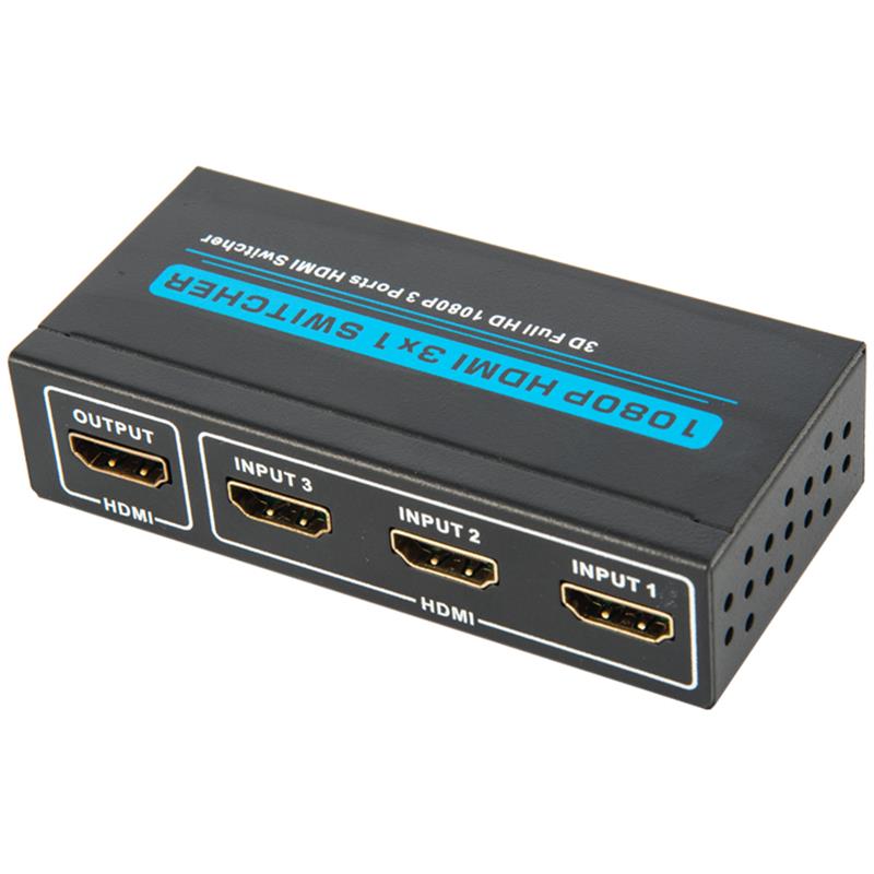 V1.3 HDMI Switch Switch 3x1 3D Full HD 1080P