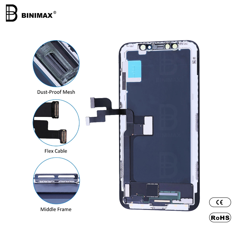 BINIMAX FHD Ecran LCD pentru telefoane mobile pentru iPhone X