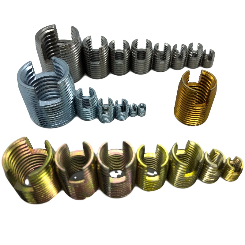 302 000 080.500 302 M8 * 1.25 * 12 * 1.5 * 15L inserții filetare autofiletante cu slot de tăiere