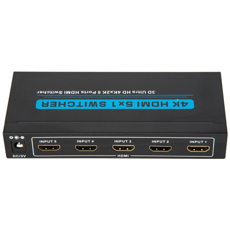 V1.4 4K / 30Hz HDMI 5x1 Switcher Support 3D Ultra HD 4K * 2K / 30Hz