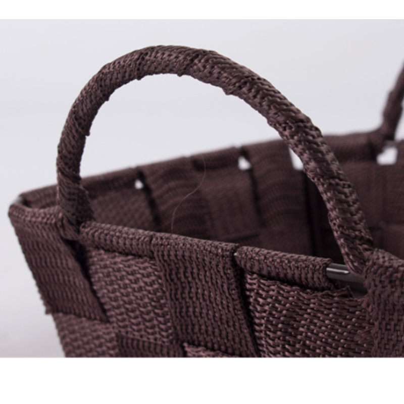 Coșul din țesătură din polipropilenă manual țesut manual