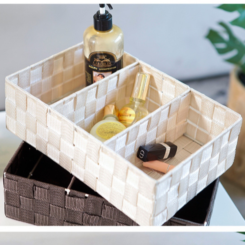 Coș din țesături din polipropilenă țesut manual