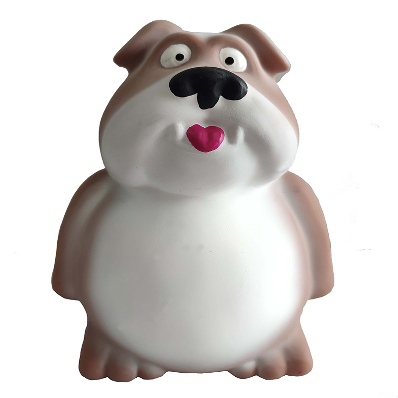 Nou design de silicon mestecat câine de jucărie oală burtă jucărie masca de mestecat