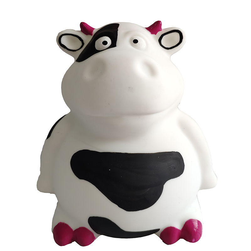 Nou design din silicon scârțâitor de câine jucărie oală burtă jucărie masca de mestecat