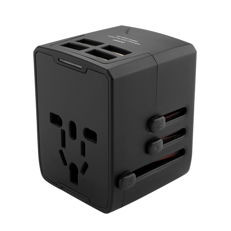 RRRTRAVEL Power Plug Adaptor --International Travel --4 USB Porti pentru 150+ Lands - 220 Adaptor Volt --Travel Adaptor C Tip A Tip G I f UK European (4 USB Travel Adaptor)