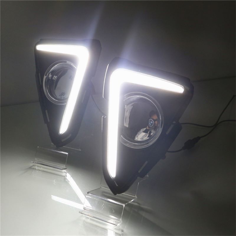 Lumina de zi pentru Toyota Rav4 2017~2018,Fog lamp pentru Toyota Rav4 DRL