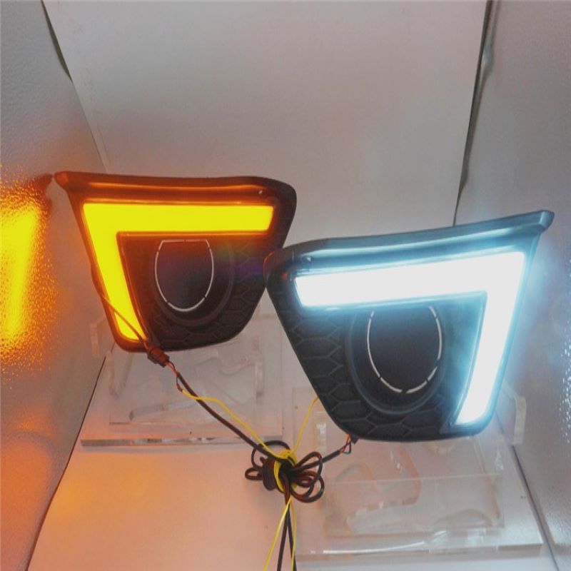 Daytime running light for Honda Jazz/Fit 2016,Fogglamp for Honda Jazz/Fit 2014~2016 DRL