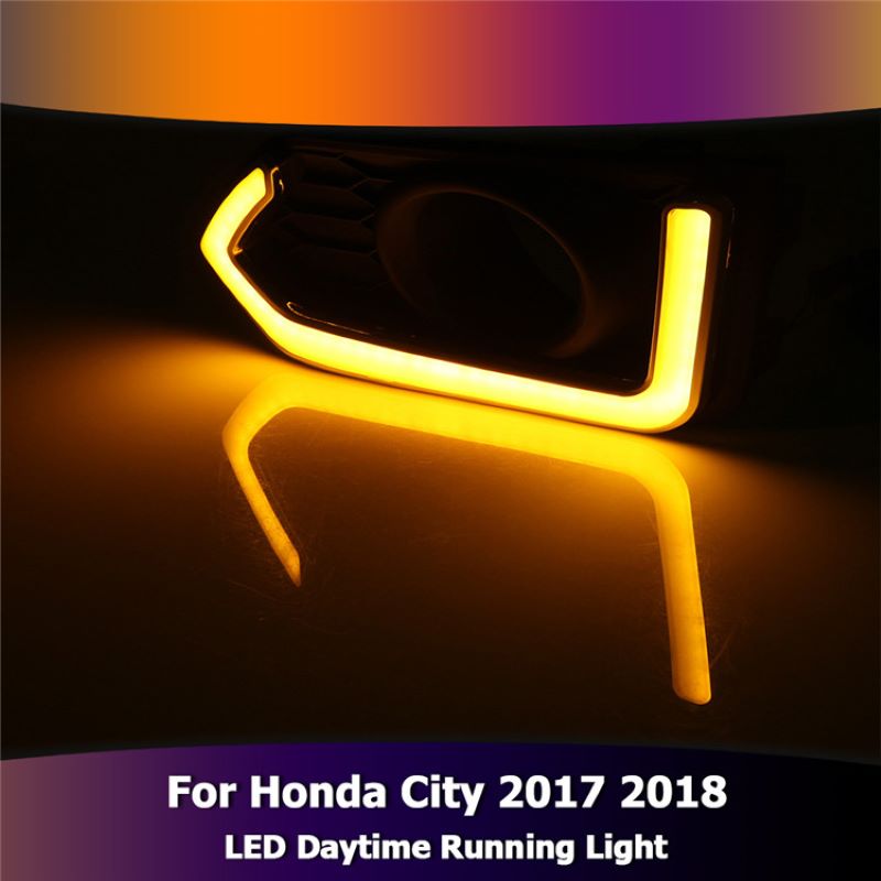 Daytime running light for Honda City 2017~2018,Foglip for Honda City 2017~2018 DRL