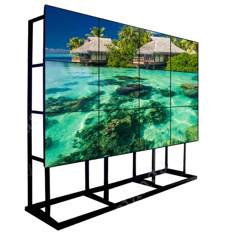 Lună de 55 inch 3,5 mm Ecran monitor video sistem de pereți LCD 700 Nit cu panou LG pentru Centrul de Comandă, Centrul Comercial, Sala de control a magazinului cu lanțuri