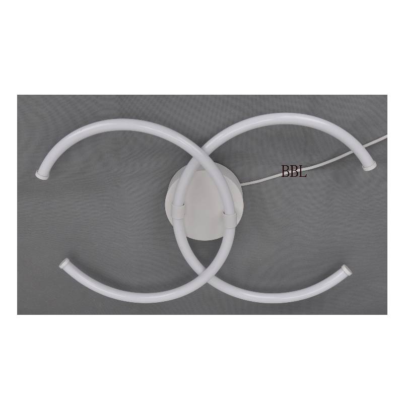Lampă cu plafon LED cu tub acrilic dual C mai mare