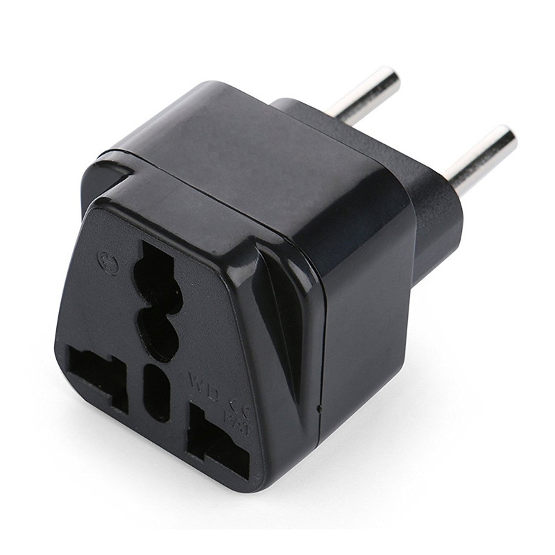 RRTRAVEL European adaptor pentru priză, Germania, Danmark, Finlanda, Franța, Norvegia, Polonia, Portugalia, Coreea de Sud, Austria, Italia, Belgia, Brazilia, Bulgaria, Bameroon, Croația