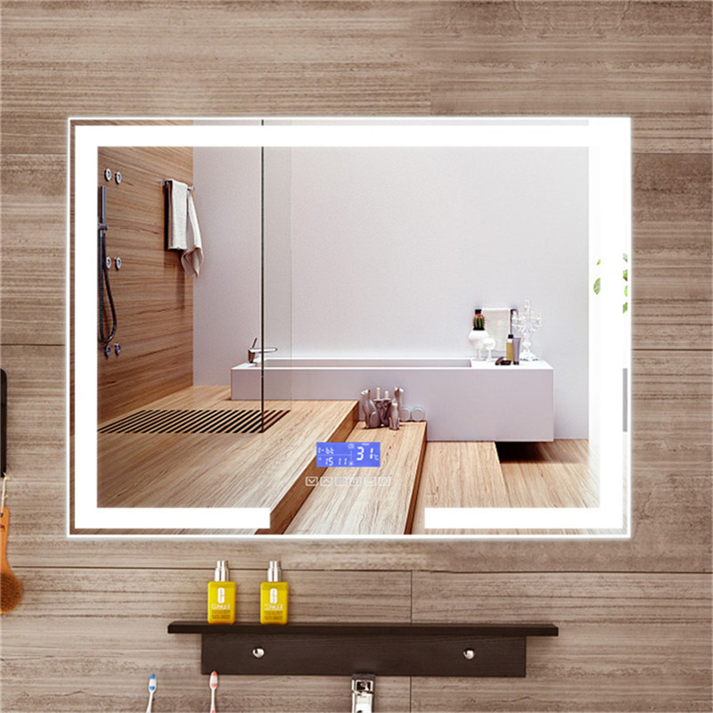 Hotel Baie Anti-Ceață Lumini multicolore Touch Screen Bluetooth Speaker Led Mirror