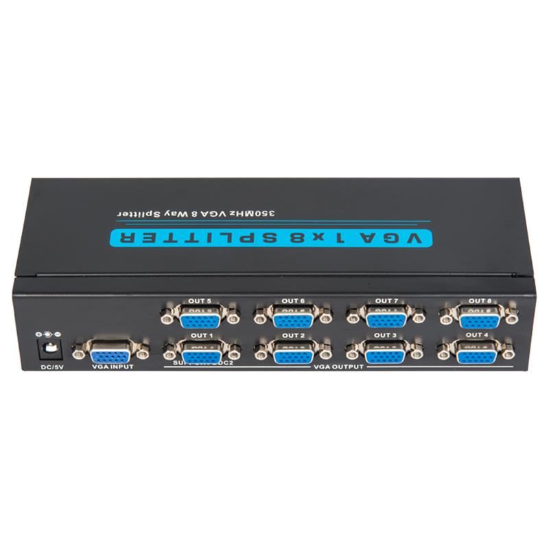 350MHz 8 Way VGA 1x8 Suport de separare 1080P