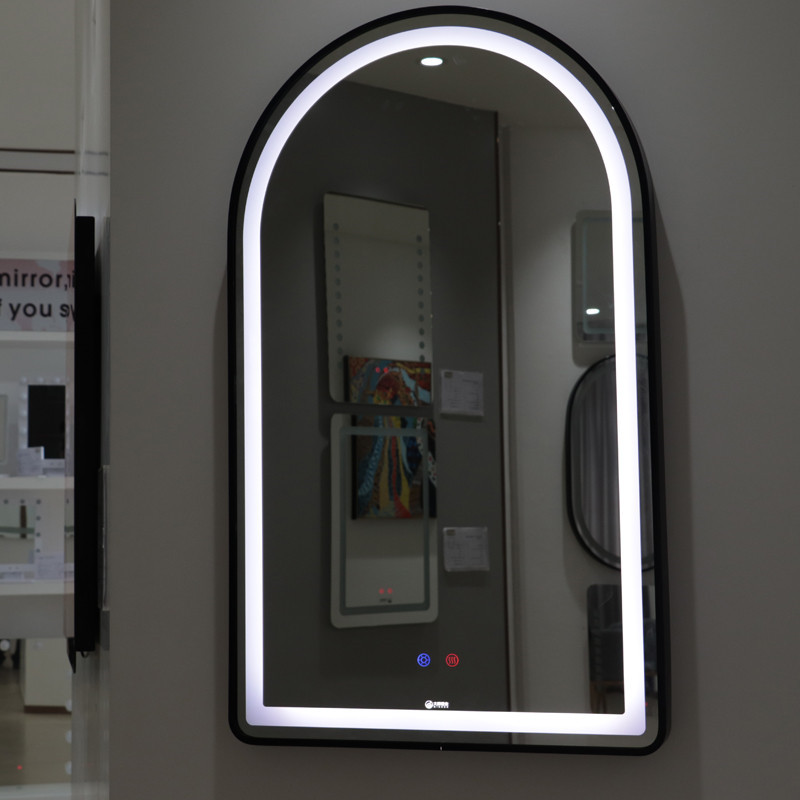 Iluminate și LED-uri Lighted Mirror Barber Shop Mirror Mirror