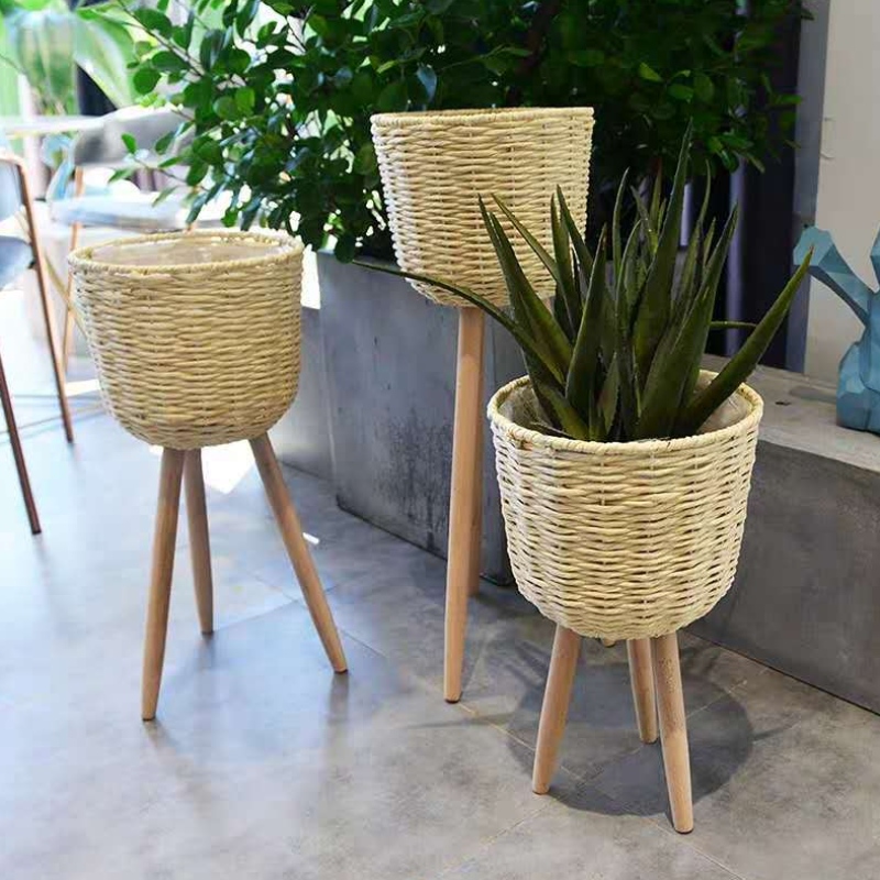 Set de 3 suporturi pentru ghivece de flori