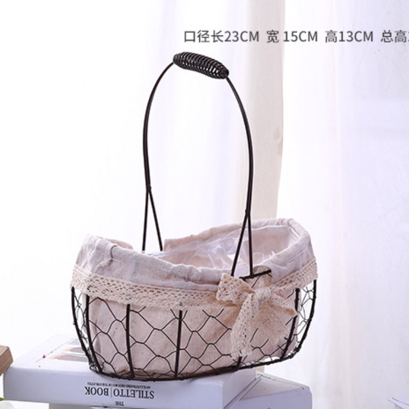 Cos de depozitare florală cu mâner