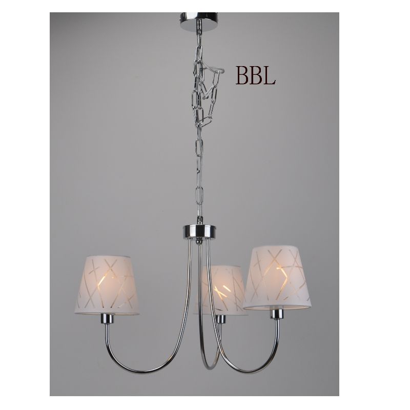 Lampă Pendant cu nuanță de țesătură 3pcs