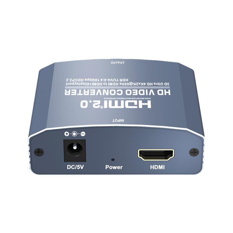 3D Ultra HD 4Kx2K @ 60Hz HDMI to HDMI + DP Converter Support HDMI2.0 18 Gbps HDR YUV4: 4: 4 HDCP2.2