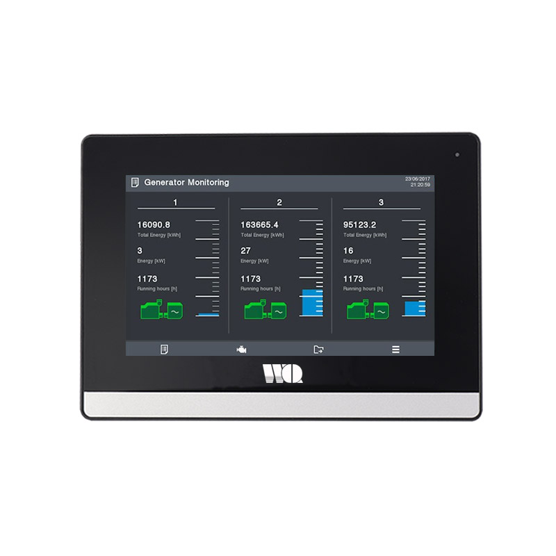 Se afișează ecranul tactil Android cu ecran de 7 inci pentru monitorul monitorului industrial