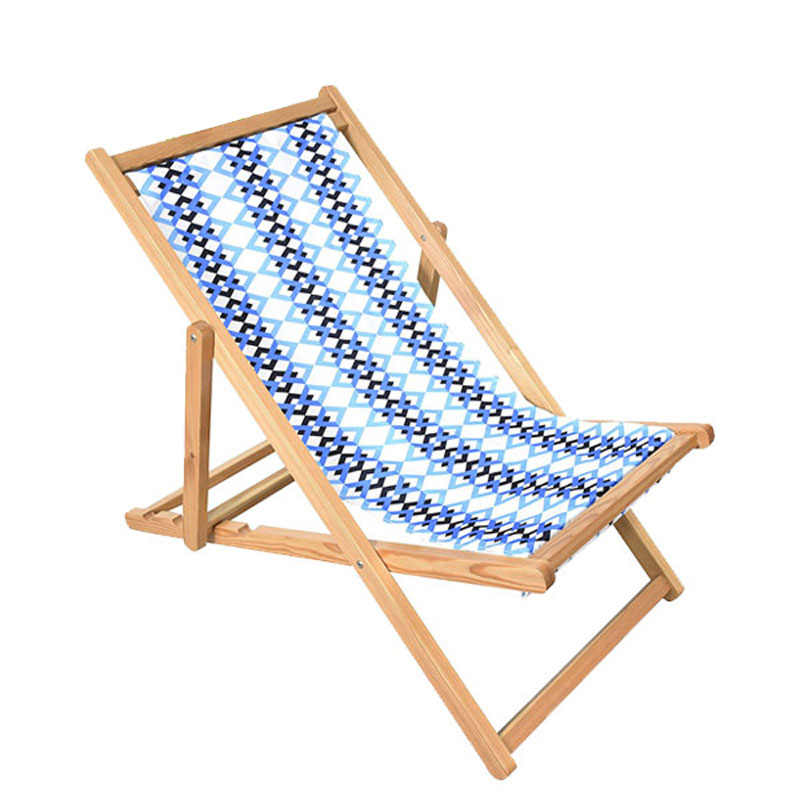 Scaun din lemn cu plajă pentru grădină