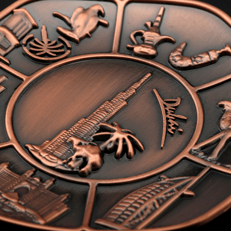 Magnet de frigider din metal din Dubai