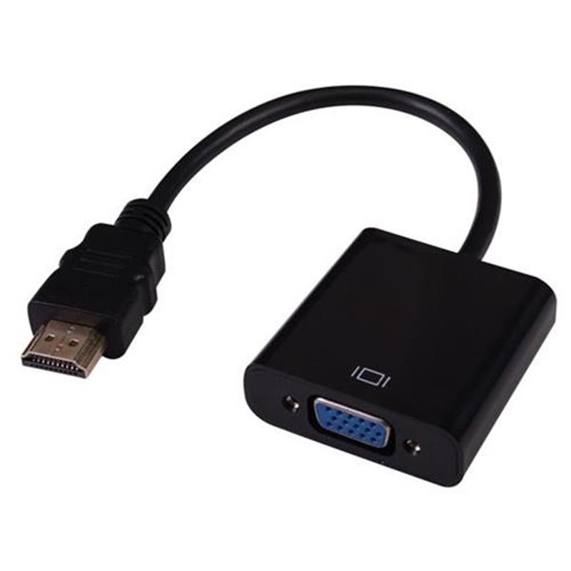 1080P HDMI până la VGA 15cm Cablu alb \/ negru Culoare