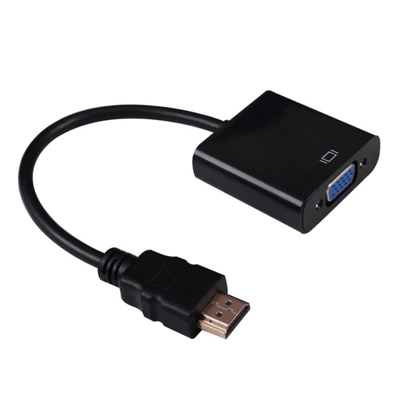 1080P HDMI până la VGA 15cm Cablu alb \/ negru Culoare