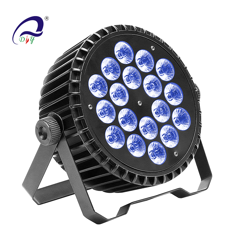 PL35 18PCS Silent Aluminum LED Wash Par club de noapte Light