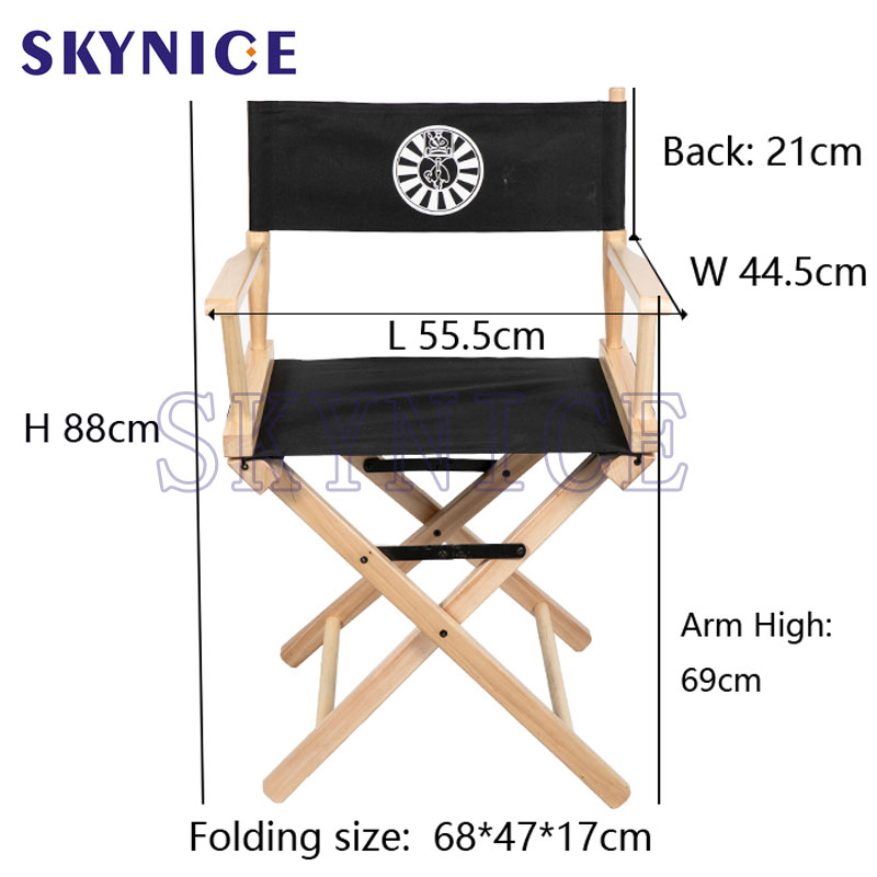 2020 Desk Makeup Wood Portable Directors Chair