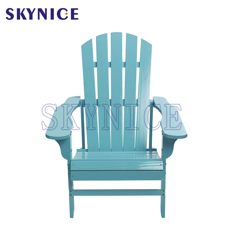 Outdoor Modern Beach Wood Adirondack Chair