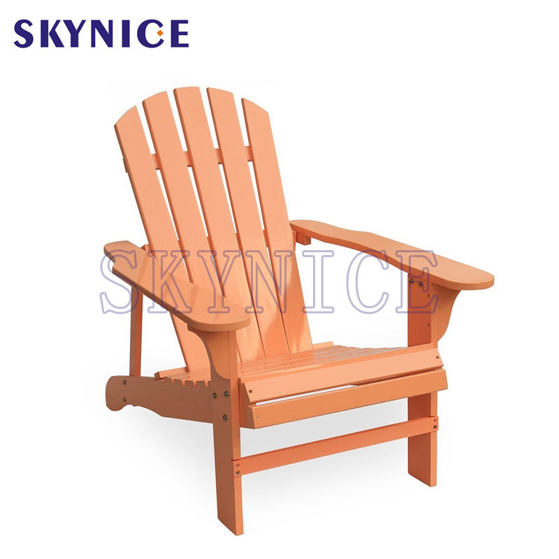 Outdoor Patio Furniture Reclining Beach Wood Garden Chair