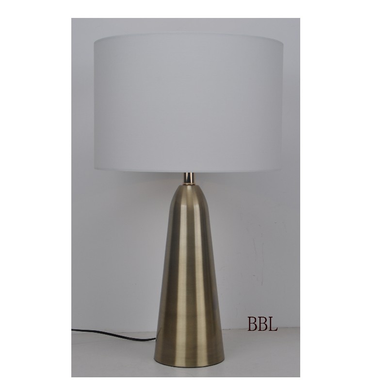 Lampă de masă Bullet cu nuanță de țesătură