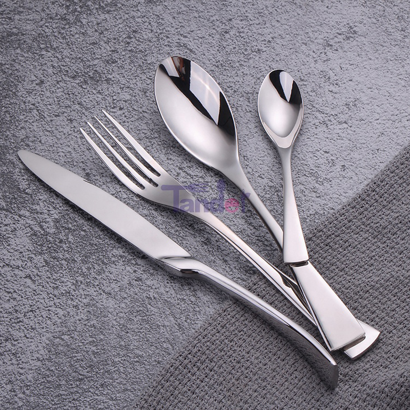 nuntă acasă set 4 tacâmuri din aur roz set elegant