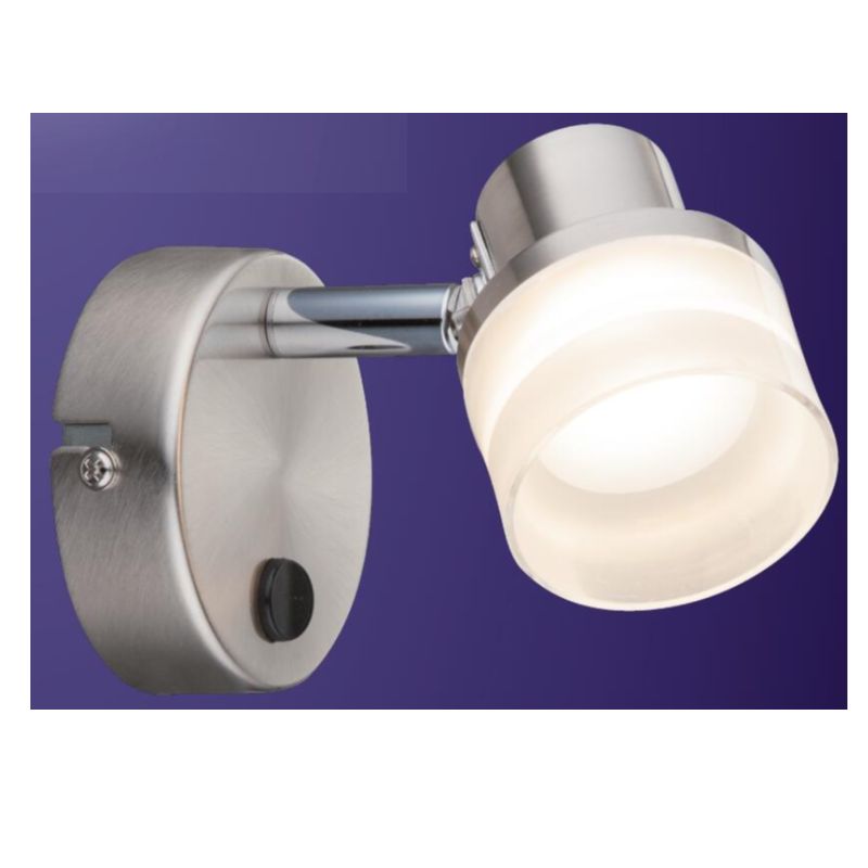 Iluminat de înaltă tensiune LED-spot-1, cu nuanță de plastic cilindru