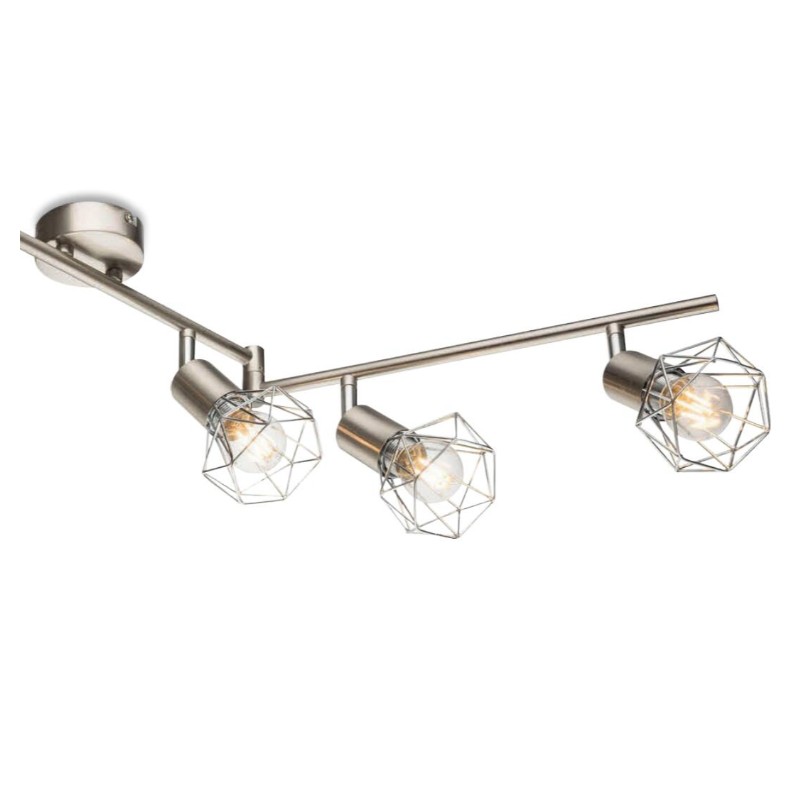 Spot luminos-6 cu nuanță metalică de tip urzic