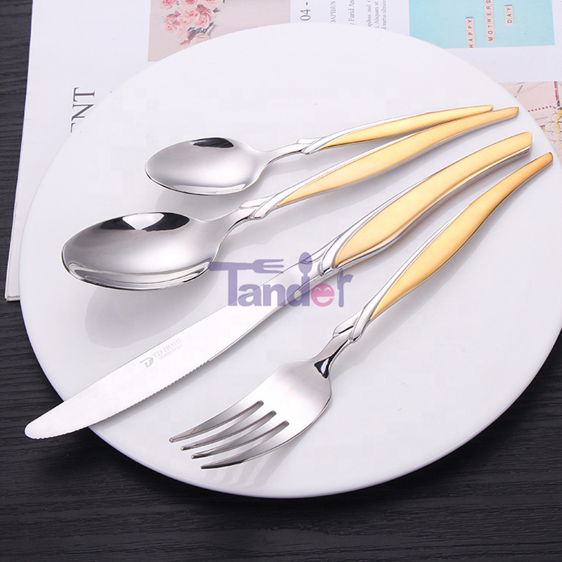 72 84 86 pcs Set de bucătărie placat din aur luxury