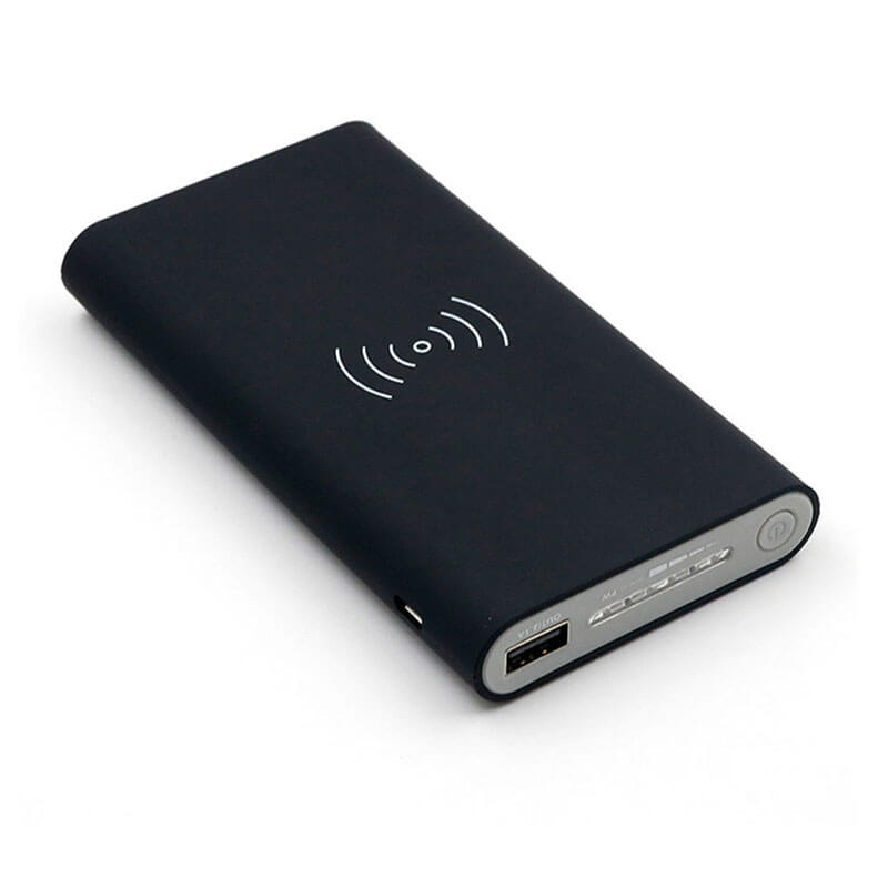 1000MAH Power Bank cu dispozitiv de încărcare fără fir (pentru telefoane inteligente, capsule de aer)