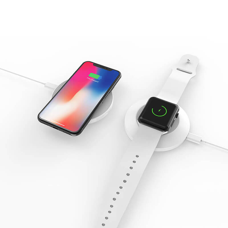 Ambele părți încărcare fără fir pentru iPhone și iWatch