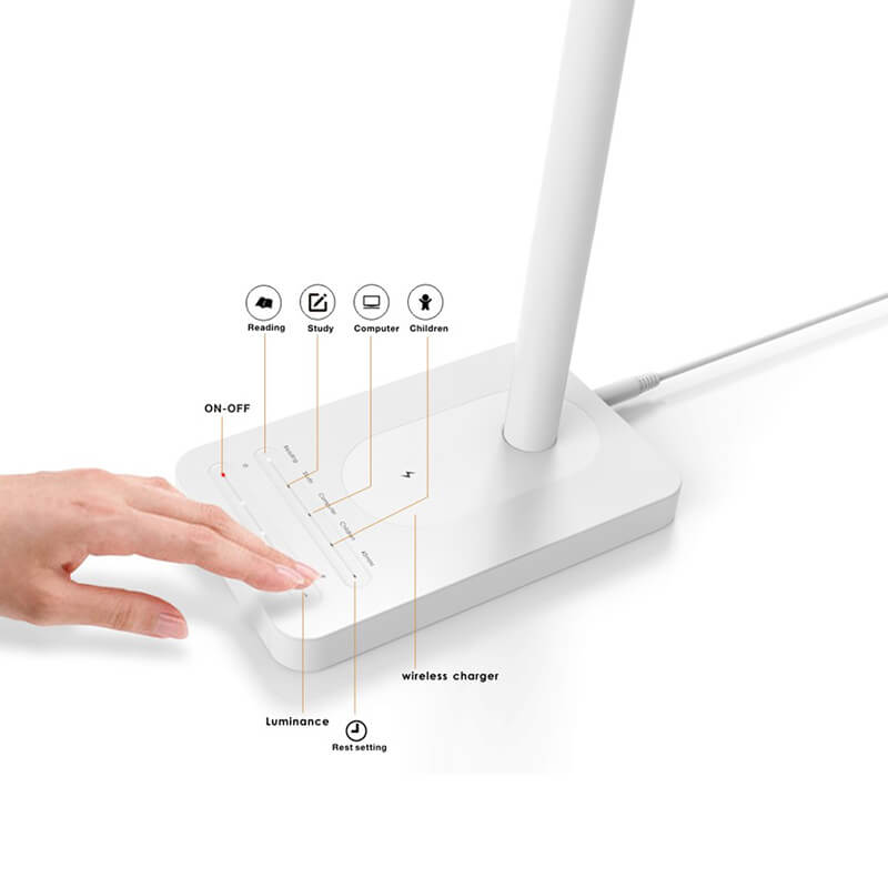 Lamp ă de birou LED Fast Wireless Charger