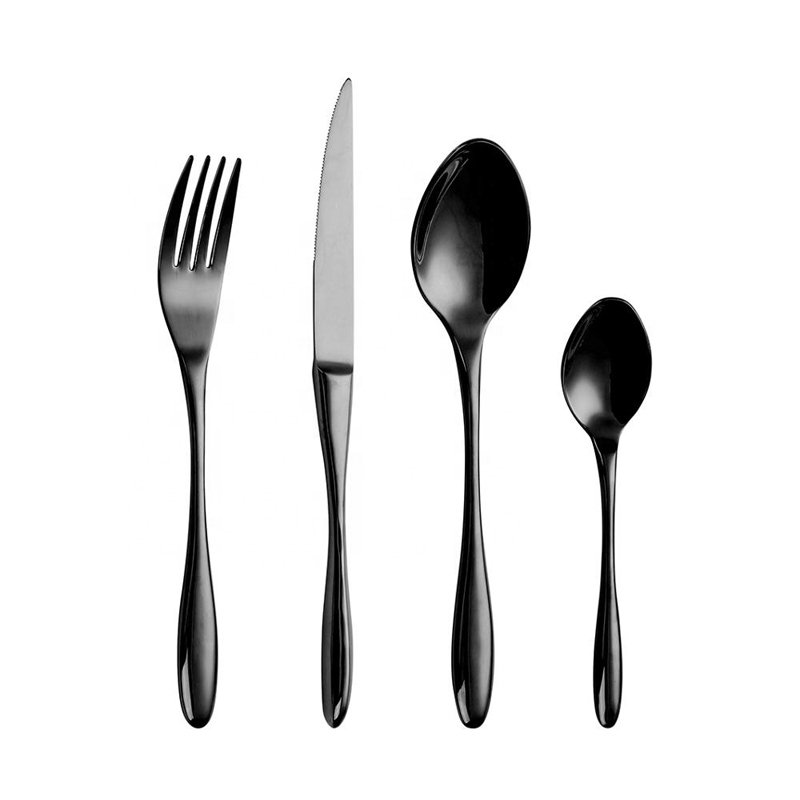 Seturi de tacâmuri 4pc 18/8 oțel inoxidabil cina lingura furculita calitate tacâmuri cadou de lux set
