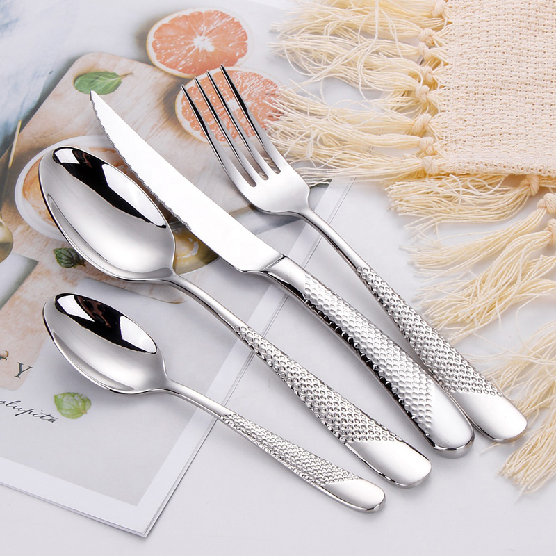 Set de tacâmuri de oțel inoxidabil 18/8 flatwareroyal pentru nuntă înaltă oglindă